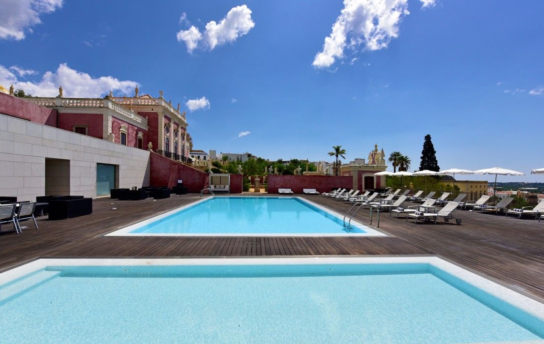 Pousada Palacio De Estoi - Small Luxury Hotels Of The World Exterior foto The swimming pool